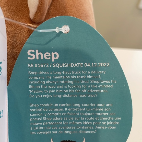 NWT 5” Shep the Bull / Highland Cow Squishmallow - Picture 6 of 6